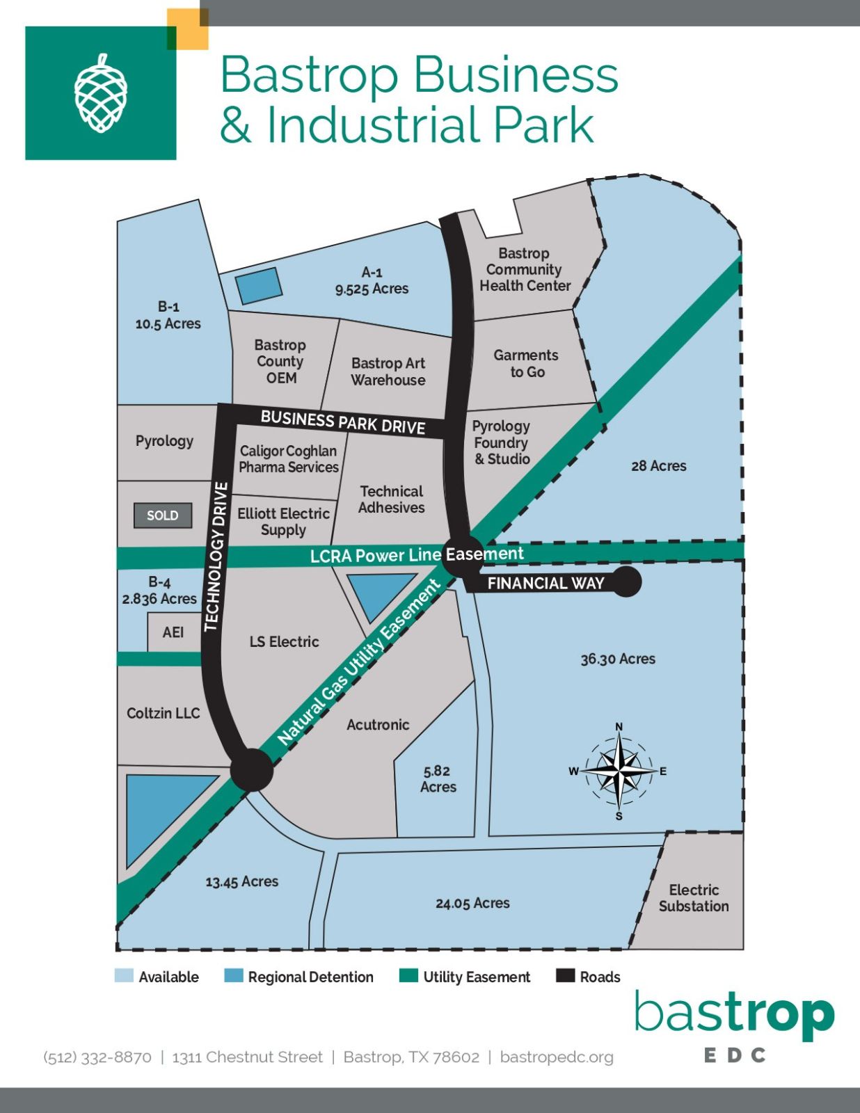 industrial park map